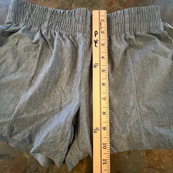 Kyodan Girls Grey Mix Elastic Waist Shorts Medium - Picture 4 of 9